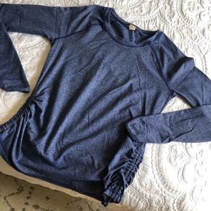Blue Lucy Workout Pullover